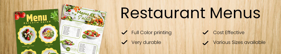 Restaurant Menus