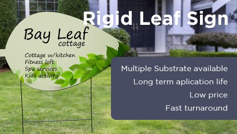 Rigid Leaf Sign 