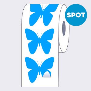 Any Shape Roll Labels (Spot Color)