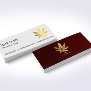 Foil Accent Business Card 3.5x1.5