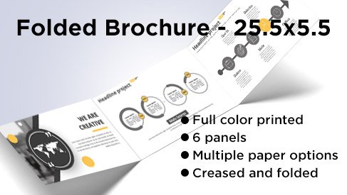 Tri-fold Brochure - 25.5x5.5