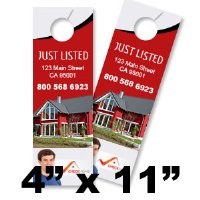 Real Estate Doorhangers - Standard (4"x11")