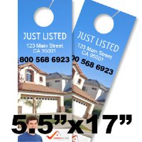 Real Estate Doorhangers -  Jumbo (5.5"x17")