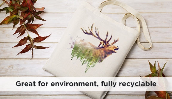 Great for environment, fully recyclable