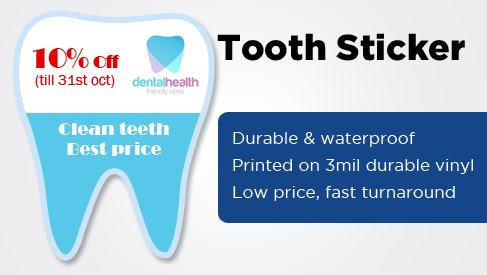 Tooth Sticker