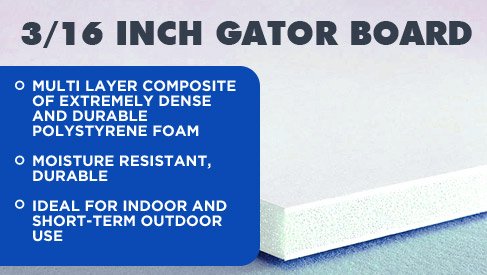 Gatorboard Sign (3/16 inch)