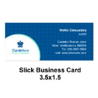 Slick Business Card 3.5x1.5