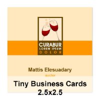 Square Business Card 2.5x2.5