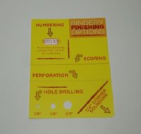 Bindery Finishing Sample kit