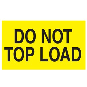 Do Not Top Load - 3x5