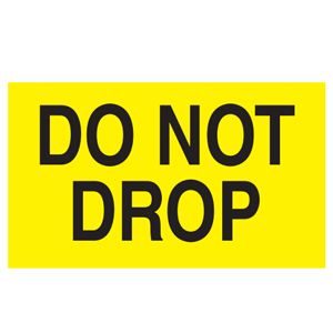 Do Not Drop Labels - 3x5