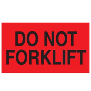 Do Not Forklift Labels - 3x5