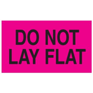 Do Not Lay Flat Labels - 3x5