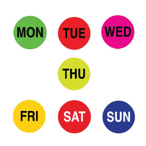 Days of the Week Labels