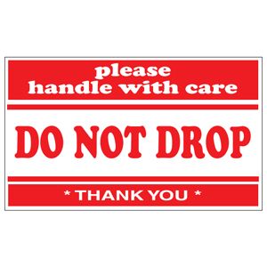 Do Not Drop Labels - 3x5