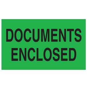 Documents Enclosed - 3x5