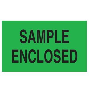 Sample Enclosed Labels - 3x5