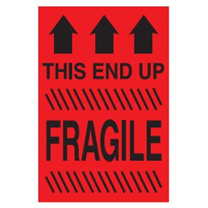 This End Up Fragile Labels - 4x6