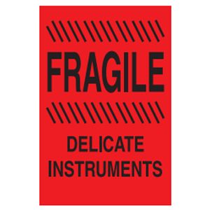 Fragile Delicate Instruments Labels - 4x6