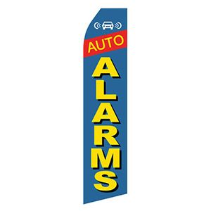 Auto Alarms Stock Flag - 16ft.