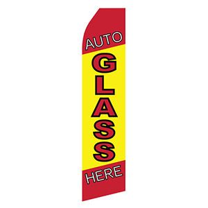 Auto Glass Service Stock Flag - 16ft.