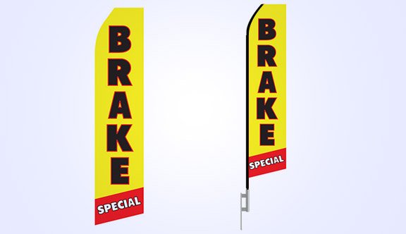 Brake Special Stock Flag - 16ft.