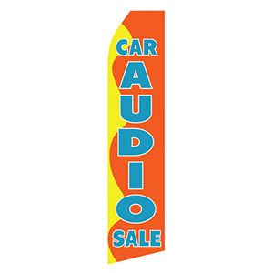 Car Audio Sale Stock Flag - 16ft.