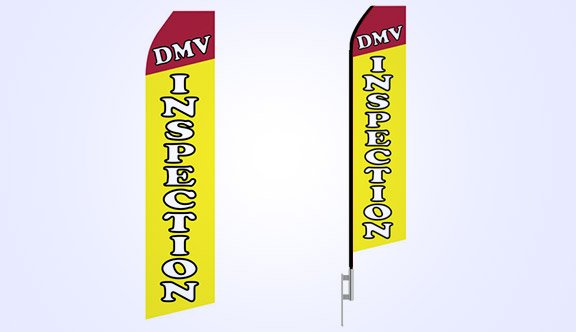 DMV Inspection Stock Flag - 16ft.