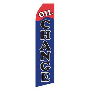 Oil Change Stock Flag - 16ft.