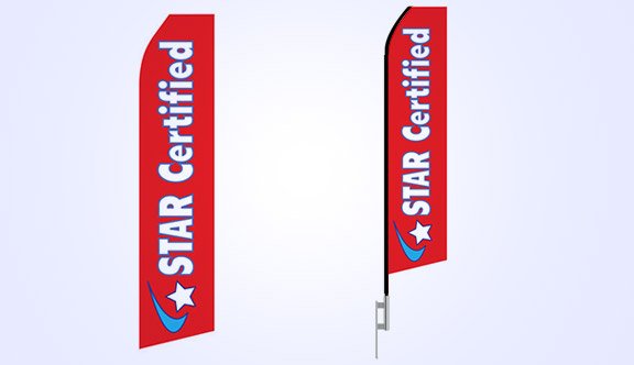 Star Certified Stock Flag - 16ft.