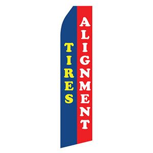 Tires Alignment Stock Flag - 16ft.