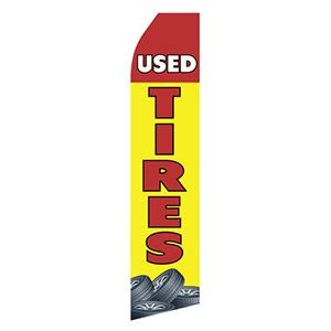 Used Tires Stock Flag - 16ft.