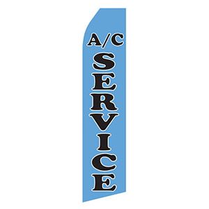 Air Conditioning Service Stock Flag - 16ft.