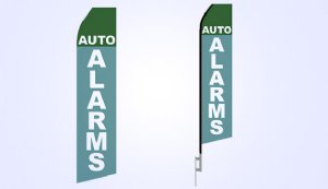 Auto Alarms Econo Stock Flag - 16ft.