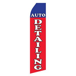 Auto Detailing Stock Flag - 16ft.