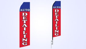 Auto Detailing Stock Flag - 16ft.