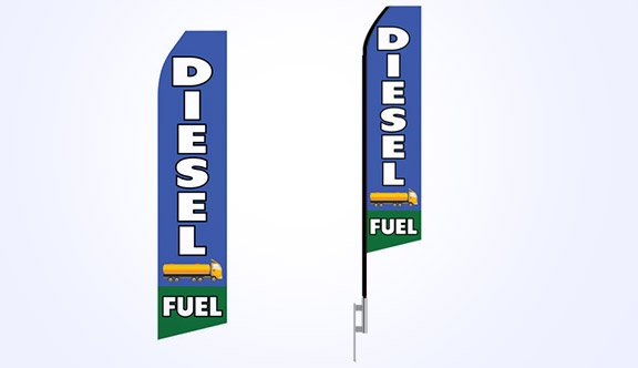 Diesel Fuel Stock Flag - 16ft.