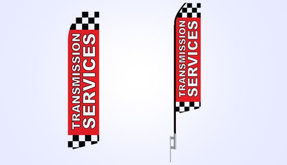 Transmission Services Stock Flag - 16ft.