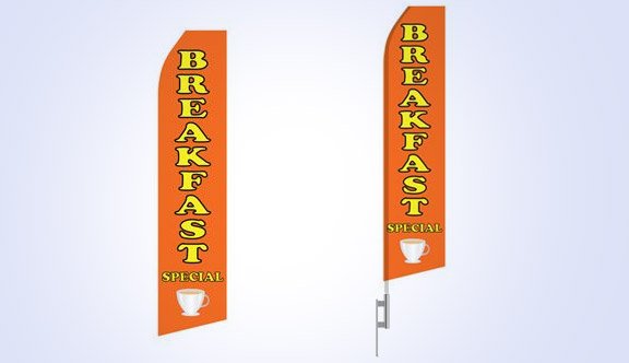 Breakfast Special Stock Flag - 16ft