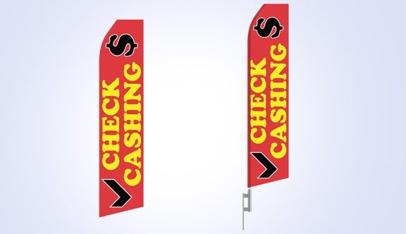 Check Cashing Stock Flag - 16ft