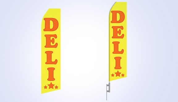 Deli Stock Flag - 16ft