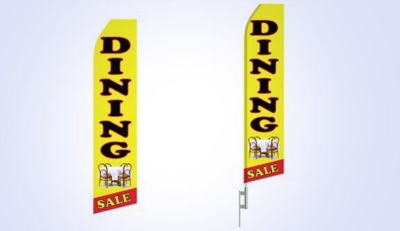 Dining Sale Stock Flag - 16ft