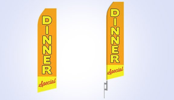 Dinner Special Stock Flag - 16ft