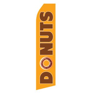 Donuts Stock Flag - 16ft