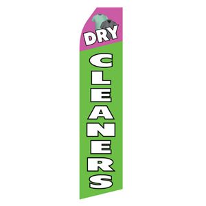 Dry Cleaning Service Stock Flag - 16ft