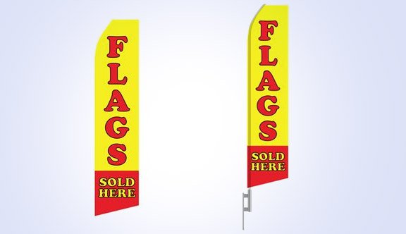 Flags Sold Here Stock Flag - 16ft