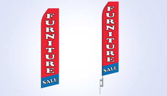 Furniture Sale Stock Flag - 16ft