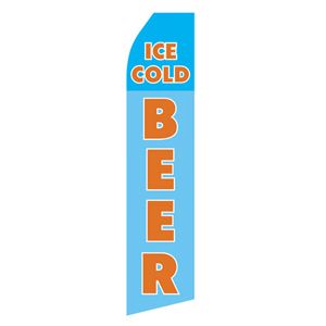 Ice Cold Beer Stock Flag - 16ft