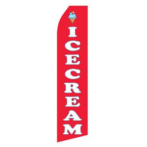 Ice Cream Stock Flag - 16ft