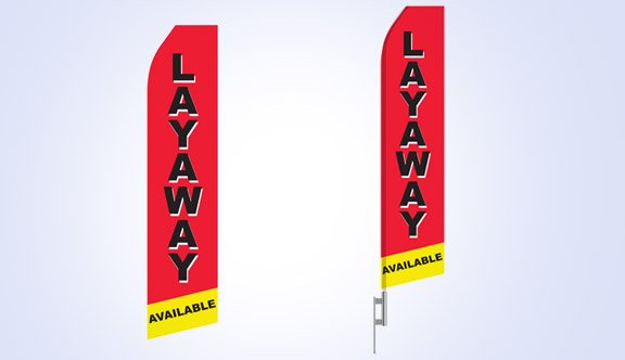 Layaway Special Stock Flag - 16ft